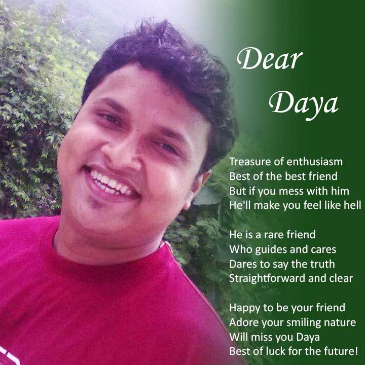 gifted poem to daya