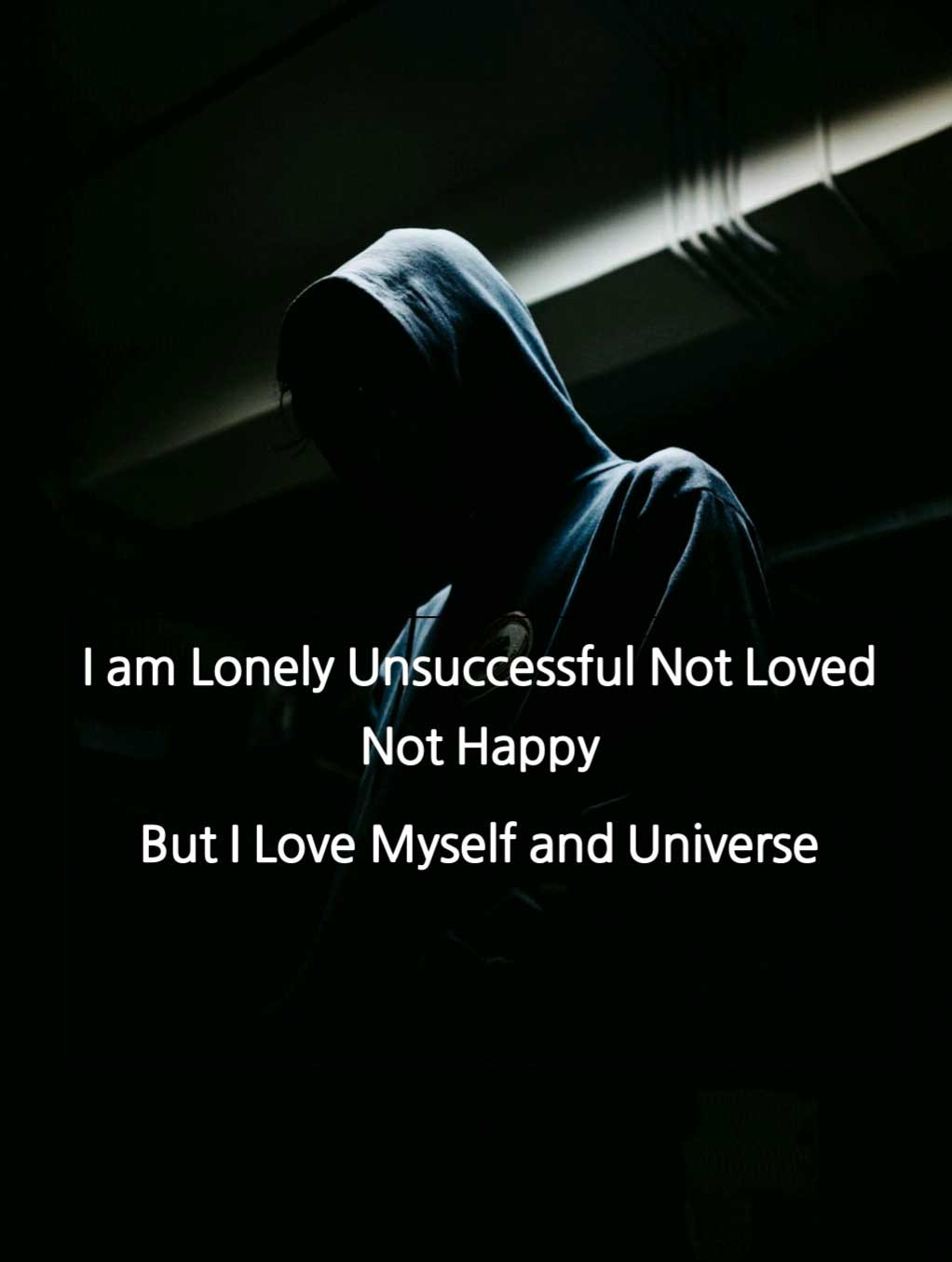 quote saying I love myself and universe